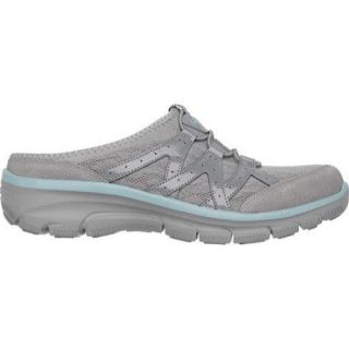 Womens Skechers Relaxed Fit Easy Going Repute Clog Sneaker Gray