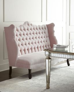 Haute House Isabella Blush Banquette