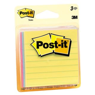 50 Sheet Lined Ultra Colors Post It Note