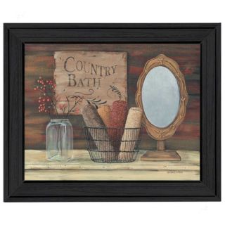 Millwork Engineering Country Bath by Pam Britton Framed Painting Print