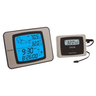 Taylor 1526 Wireless Indoor/ Outdoor Thermometer with Hygrometer and