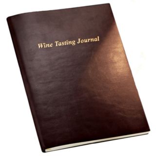 Bonded Leather Wine Tasting Journal
