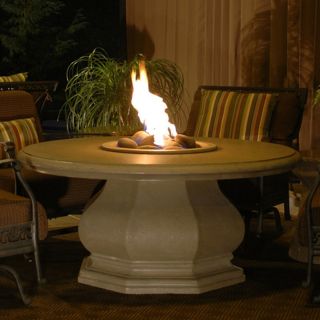 American Fyre Chat Height Octagon Fire Pit Table   Cafe Blanco