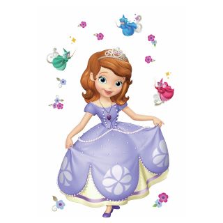 Sofia the First Peel and Stick Giant Wall Decals   Kids and Nursery Wall Art
