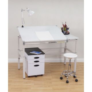 Studio Designs Graphix II Workstation Drafting Table with Pencil Tray