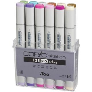 Copic Ex 5 Sketch Markers (Set of 12)