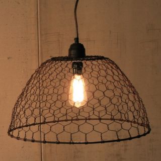 Kalalou NNL2017 Chicken Wire Basket Pendant Lamp   Pendant Lights