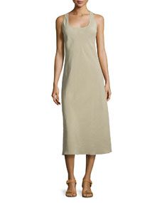 Michael Kors Midi Tank Dress, Sand