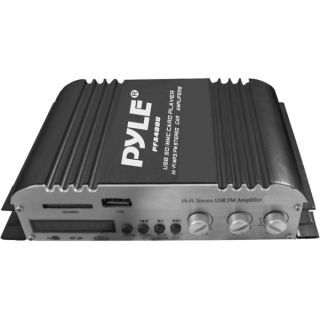 Pyle PFA400U Car Amplifier   100 W RMS   2 Channel   Class T