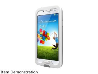 Samsung Galaxy S4 I9500 16GB 3G White 16GB GSM Phone + Lifeproof Nuud Cyan/Glacier 5" 2GB RAM