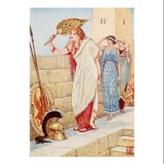 Often She Would Stand Upon the Walls of Troy, Helen the Queen of Sparta Poster Print (16 x 22)