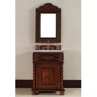 Continental 26 inch Burnished Cherry Single Sink Vanity   16948202