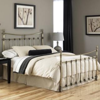 Leighton Antique Brass Bed Bed Size:Full