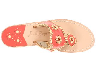 Jack Rogers Nantucket Gold Fire Coral/Gold