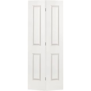 ReliaBilt Hollow Core 2 Panel Square Bi Fold Closet Interior Door (Common: 36 in x 80 in; Actual: 35.5 in x 79 in)