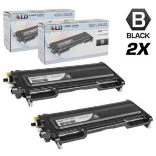 LD Brother Compatible Set of 2 TN350 Black Laser Toner Cartridges for use in DCP 7020, HL 2030, HL 2040, HL 2070N, Intellifax 2820, 2920, MFC 7220, MFC 7225N, MFC 7420, and MFC 7820N Printers