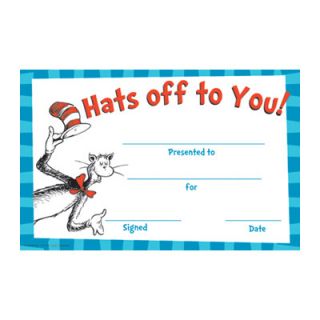 Cat in The Hat Hats Off to You Name Tag by Eureka!