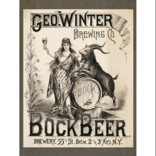 Bock Beer Brewing Company Poster Print (18 x 24)