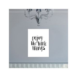 Enjoy the Little Things Poster Textual Art by Americanflat