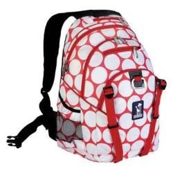 Childrens Wildkin Sidekick Backpack Big Dot Red & White