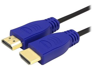 Insten 1846936 10ft Blue Cable with EthernetM M For HDTV / Plasma / LCD / PS3 / DVD Players / Cable Boxes