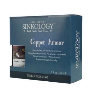 SINKOLOGY Copper Armor Care Kit, Spray Wax and Microfiber Cloth SARMOR 101