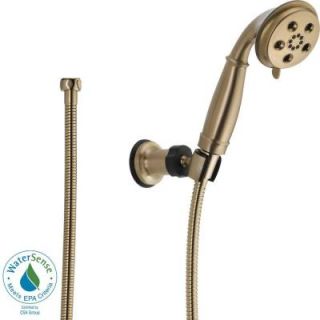 Delta 3 Spray 2.0 GPM Wall Mount Handshower in Champagne Bronze featuring H2Okinetic 55433 CZ