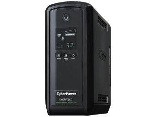 CyberPower CP1350PFCLCD 1350 VA / 810 W PFC Pure Sine Wave UPS w/ USB Charging Ports