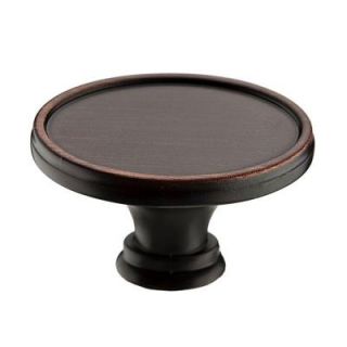 Richelieu Hardware 1 17/32 in. Oil Rubbed Bronze Oval Vintage Knob BP80239BORB