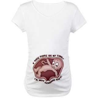 Cafepress Maternity Not Coming Out Baby Graphic Tee