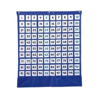 DELUXE HUNDRED BOARD POCKET CHART SCBCD 158157 5