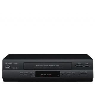 Sharp VCA560U 4 Head Mono VHS VCR with Super Quasi Playback   E118128 —