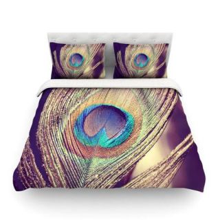 KESS InHouse Proud as a Peacock by Nastasia Cook Feather Cotton Duvet Cover