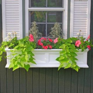 Mayne Fairfield 11 in. x 48 in. Plastic Window Box 5823W