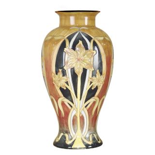 Dale Tiffany 15H in. Pasque Flower Vase   Vases