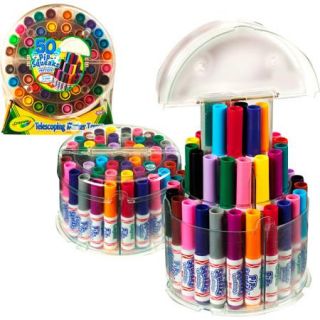 Crayola Pip Squeaks Washable Markers Telescoping Tower, 50 count