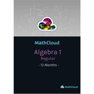 MathCloud Algebra 1, Regular, Math Software, 12 Month subscription