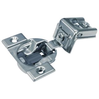 Richelieu 3 7/16 in x 1 1/4 in Gray Concealed Soft Close Cabinet Hinge