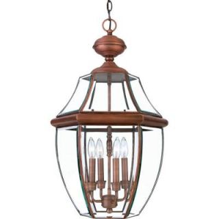 Home Decorators Collection Newbury 4 Light Aged Copper Outdoor Hanging Lantern 0685620140