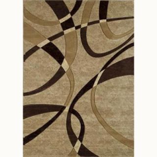 La Chic Chocolate 7 ft. 10 in. x 10 ft. 6 in. Contemporary Area Rug 510 21351 811