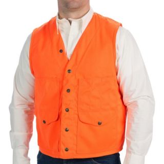 Filson Blaze Orange Cruiser Vest (For Men) 7262K 33