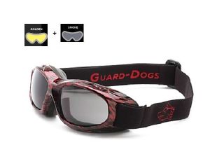 Guard Dogs Evader I Smoke / Golden Sunglasses 2 Lens Set Hot Lava Frame