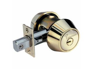 Mul t lock HD2 05 MT5, Brass, Hercular Double Cylinder Deadbolt, Key On Both Sides, HIGH SECURITY, MT5 + KEYWAY