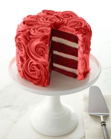 Red Velvet Rose Cake