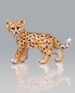 Jay Strongwater Kemi Cheetah Mini Figurine