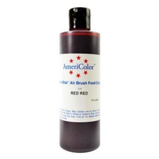 AmeriColor AmeriMist RED RED 9 oz Airbrush Cake Decorating Color