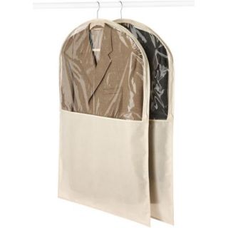Whitmor Set of 2 French Vanilla Garment Bags