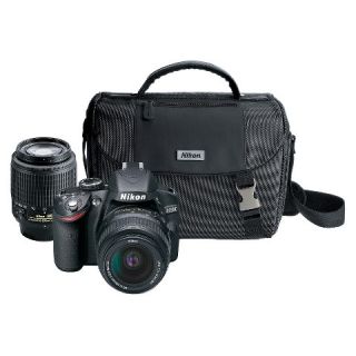 Nikon D3200 24.2MP Digital SLR Camera with 18 55mm and 55 200mm Lenses