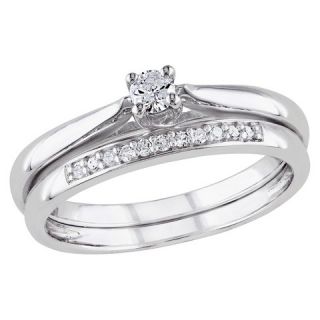 Tevolio™ 0.17 CT.T.W. Round Diamond Prong Set Wedding Ring in