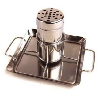 Steven Raichlen’s Best of Barbecue Stainless Steel Beer Can Chicken Roaster with Drip Pan SR8016